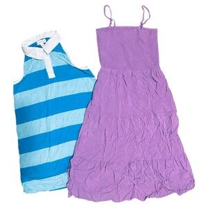 EUC Girls Two Piece Summer Dress Bundle- Size 6, 6X